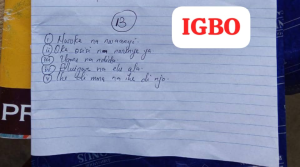 neco igbo questions and answers